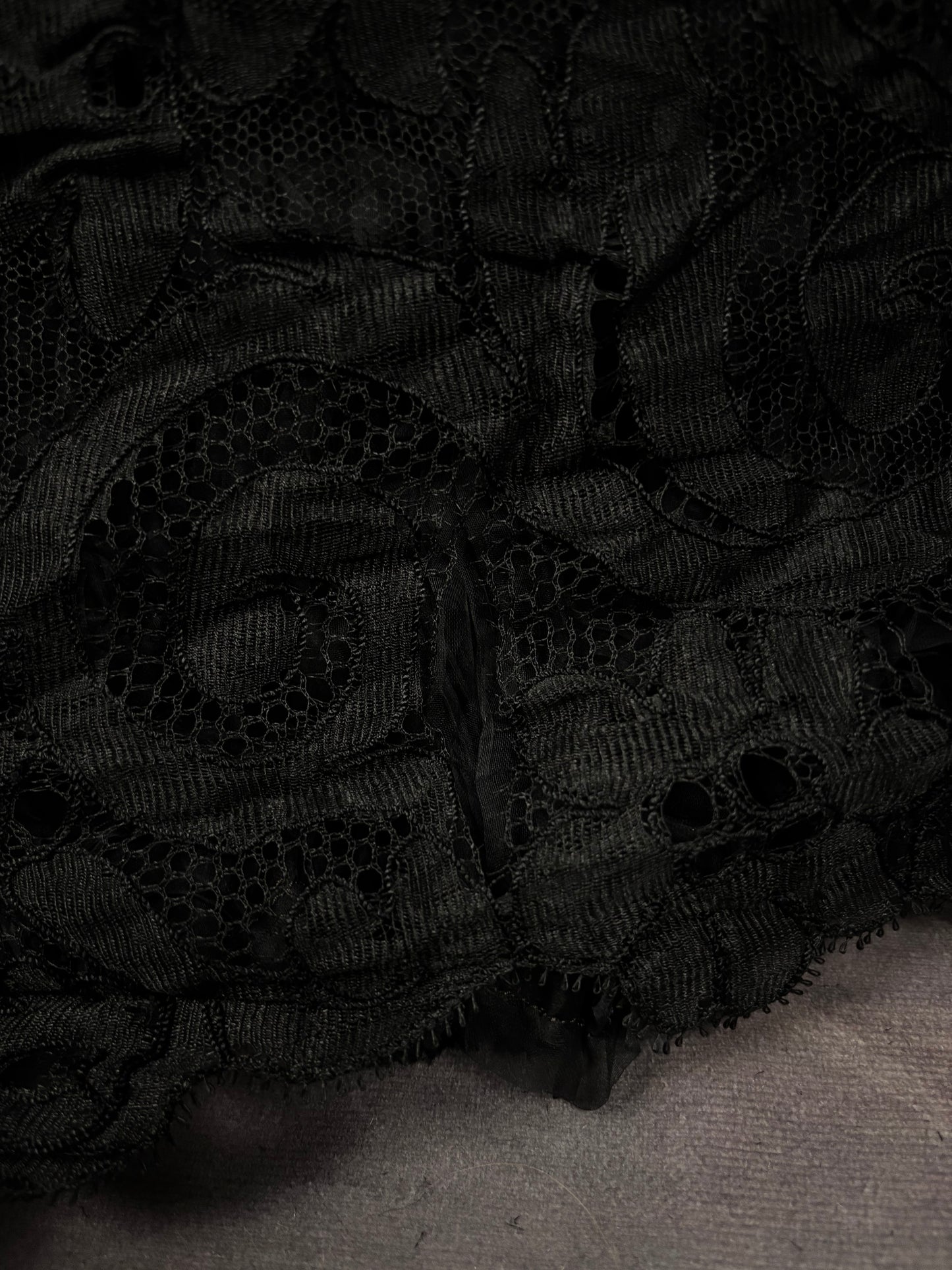 1800s Victorian Black Mourning Gown, Silk & Lace Vintage Dress Sz M/L “Museum Pc